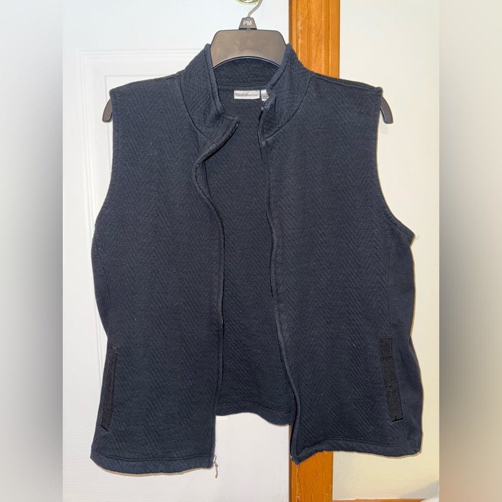 Croft & Barrow Black Vest